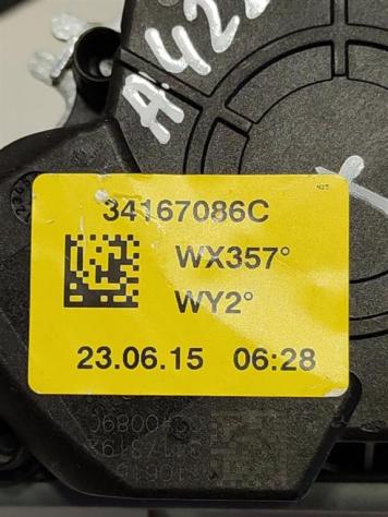 CINTURA DI SICUREZZA POSTERIORE DX RENAULT Twingo III serie 888403864R 34167086C H4D400 (14) - Foto 4