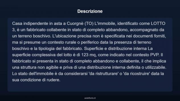 Immobile in asta di 123 m² in vendita a Cuorgnè - Foto 3