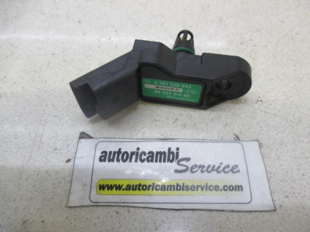 0261230043 SENSORE DI PRESSIONE E ASPIRAZIONE PEUGEOT 207 SW 1.4 B 54KW 5M 5P (2008) RICAMBIO USATO 963981480