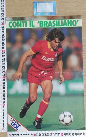 Poster Super Gol Bruno Conti (Roma) + Aldo Serena (Juventus) - Foto 2