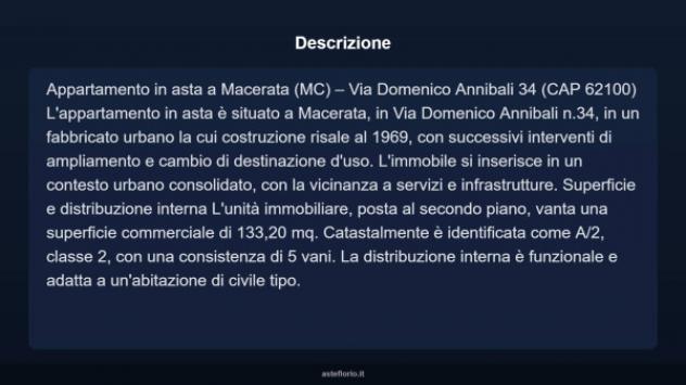 Immobile in asta di 133 m² in vendita a Macerata - Foto 4