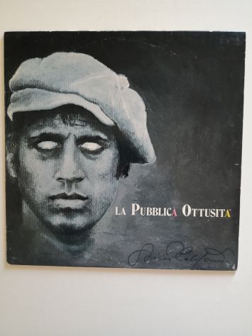 Disco Vinile Lp 33 giri Adriano Celentano "La pubblica ottusità" originale 1987