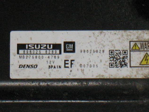 8980258289 KIT ECU OPEL ASTRA MERIVA IZUZU 1.7 98025828 13247085 BB 5WK48664G - Foto 2