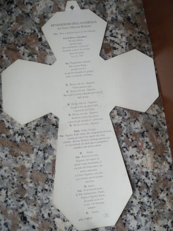 BENEDIZIONE DELLA FAMIGLIA A FORMA DI CROCE CON DIVERSE FIGURE - - Foto 2