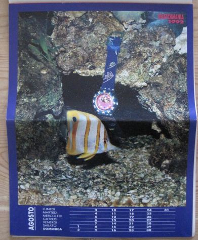 CALENDARIO SWATCHMANIA 1992 ADESIVO STICKER - Foto 3