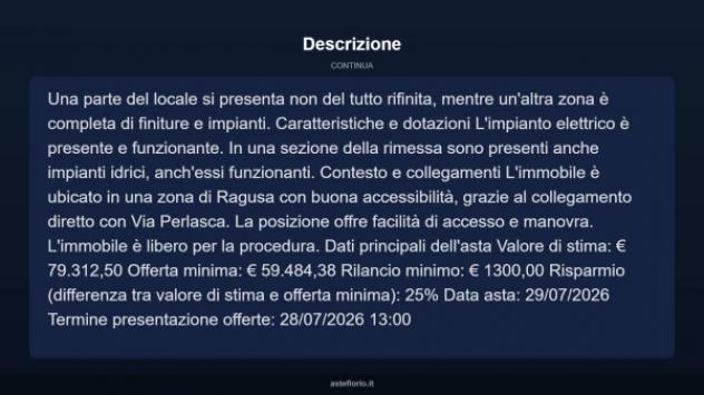 Immobile in asta di 392 m² in vendita a Ragusa - Foto 5