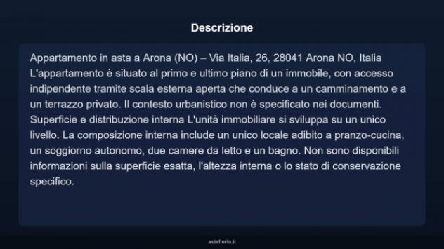 Immobile in asta di 80 m² in vendita a Arona - Foto 2