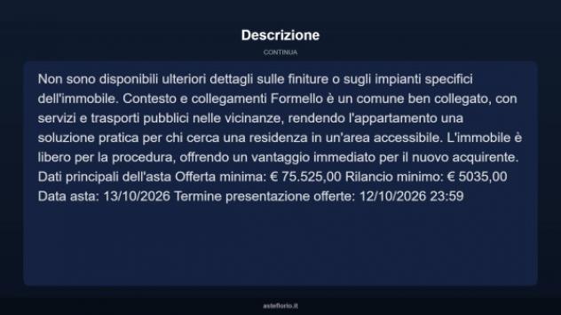 Immobile in asta di 52 m² in vendita a Formello - Foto 13