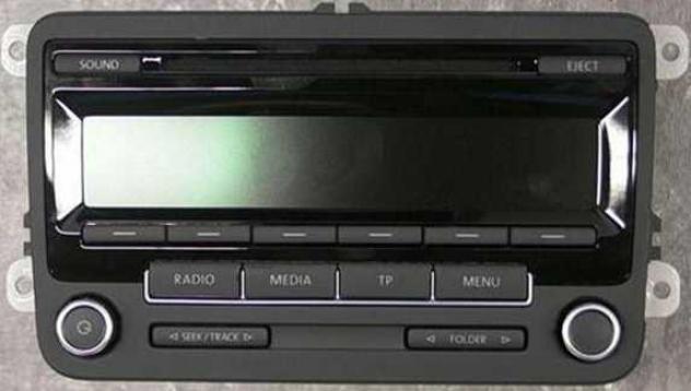 Volkswagen Golf VI lettore CD Radio 1K0057186AN
