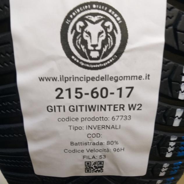 4 GOMME 215 60 17 GITI A67733 - Foto 2