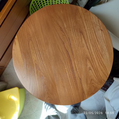 TAVOLO TONDO VINTAGE ANNI 50 60 - Foto 10
