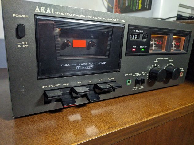 Registratore cassette Akai CS-703D - da revisionare