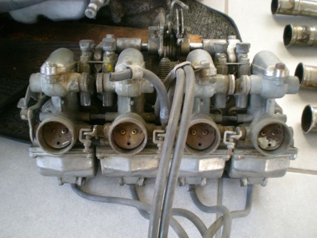 HONDA 350 FOUR MOTORE BATTERIA DI CARBURATORI SERBATOIO SCARICHI - Foto 5