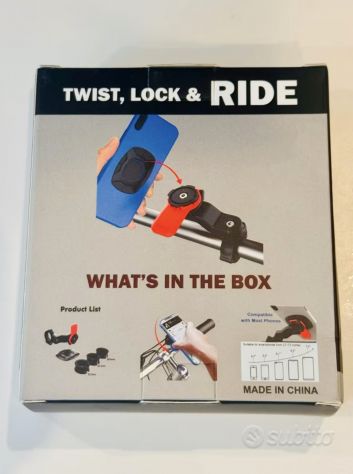 Supporto smartphone antivibrazione per moto e bici – nuovo - Foto 2