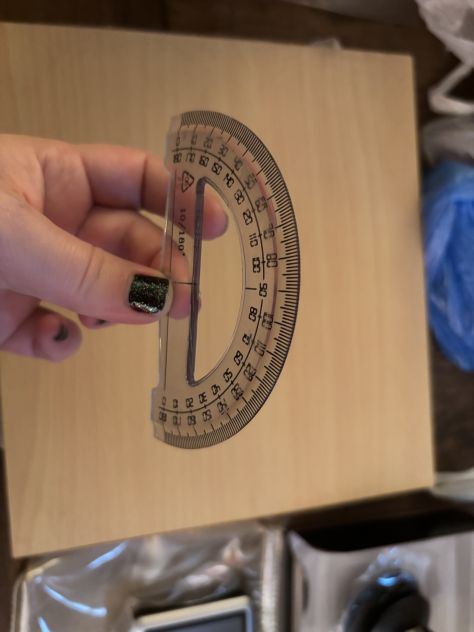 UN GONIOMETRO COME NUOVO,DA 180 GRADI,SENZA DIFETTI,IN PLASTICA TRASPARENTE - Foto 7
