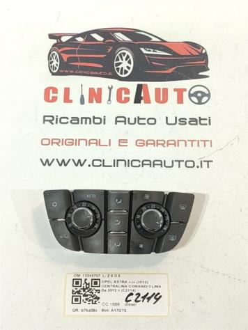 COMANDI CLIMA OPEL Astra J 2° Serie 13343707 A17DTE (11)