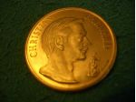 MEDAGLIA DORATA ANNI 1970 COMMEMORATIVA CHRISTIAN BARNARD.