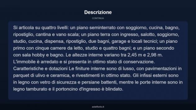 Immobile in asta di 1413 m² con più di 5 locali e box auto in vendita a Broccostella - Foto 16