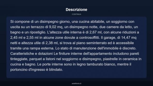 Immobile in asta di 100 m², box auto in vendita a Carbonera - Foto 18