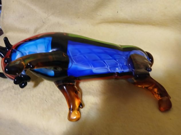Toro vetro di murano - Foto 3
