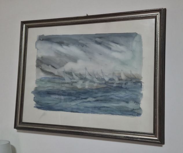 QUADRO PAESAGGIO MARE MANLIO DE SIVO