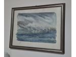 QUADRO PAESAGGIO MARE MANLIO DE SIVO