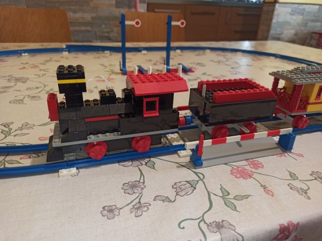 Treno Lego vintage a batterie + binari extra - Foto 2