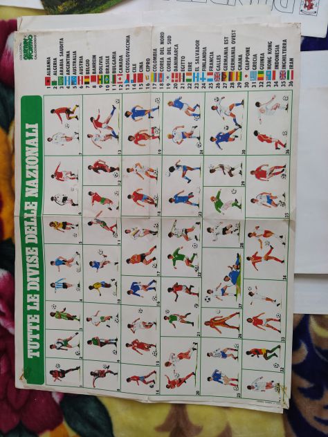 R131 - POSTER TUTTE LE DIVISE DELLE NAZIONALI - Foto 2