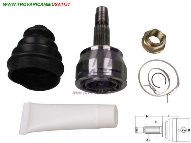 GIUNTO OMOCINETICO FIAT PUNTO GRANDE 05 ESTERNO 1.3JTD FT25084K