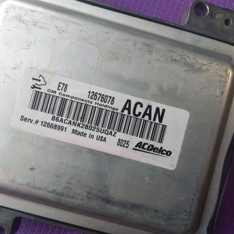 CENTRALINA MOTORE ACDelco Engine ECU, Vauxhall, Opel, 12676078, ACAN, E78, 1266 - Foto 7