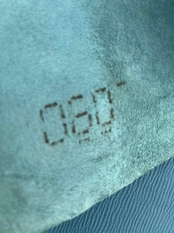 L33 Pelle liscia cobalto stampata per artigianato - Foto 4