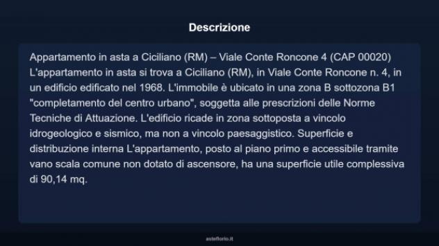 Immobile in asta di 90 m² in vendita a Ciciliano - Foto 10