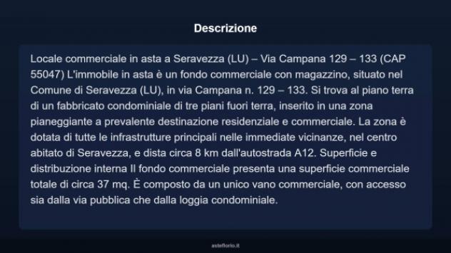 Immobile in asta di 37 m² in vendita a Seravezza - Foto 4