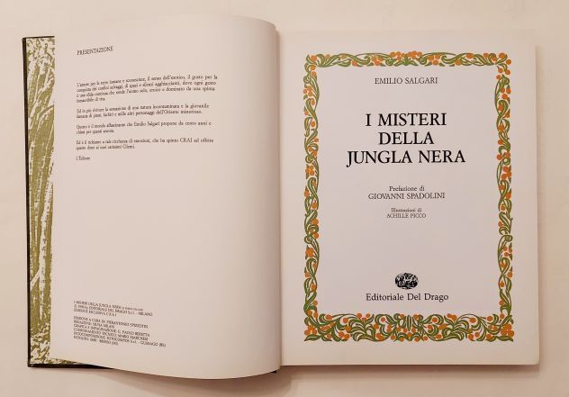 I misteri della jungla nera di Emilio Salgari Editoriale del Drago 1990 nuovo - Foto 5