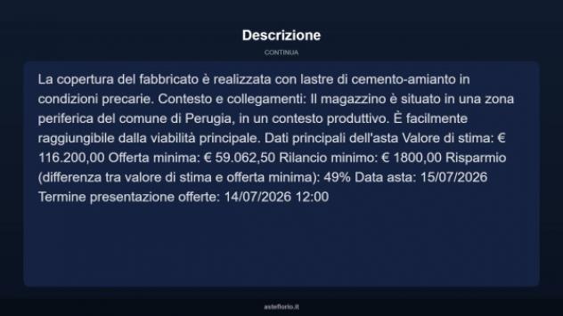 Immobile in asta di 619 m² in vendita a Perugia - Foto 8