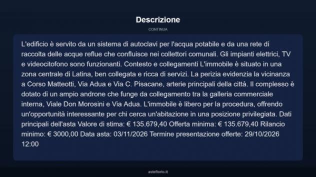 Immobile in asta di 77 m² in vendita a Latina - Foto 12