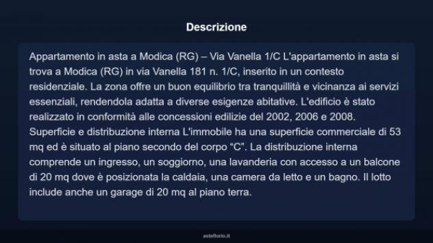 Immobile in asta di 53 m², box auto in vendita a Modica - Foto 7