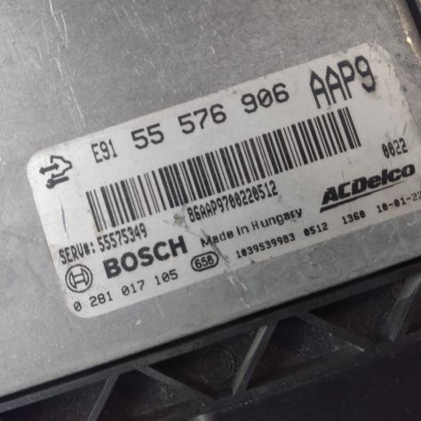 CENTRALINA MOTORE ECU OPEL INSIGNIA 55576906 0281017105 55575349 BC2 CENTRALINA - Foto 5