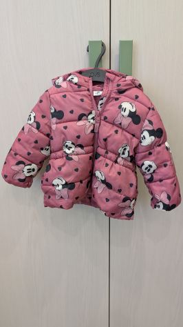 Giubbotto bambina Minnie Disney 9-12 mesi 74 cm OVS con cappuccio
