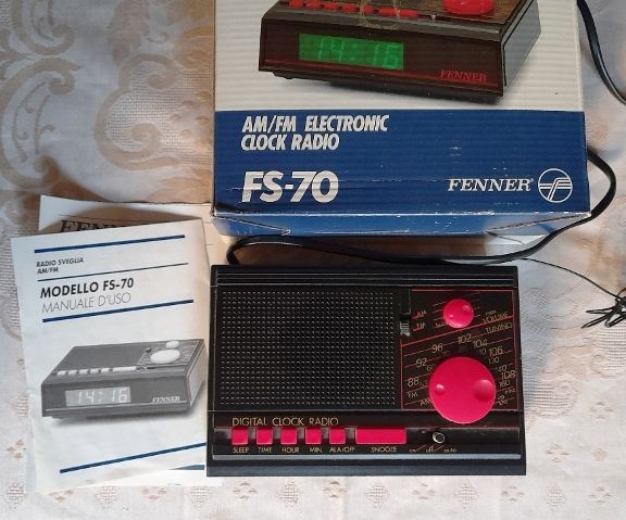 radio sveglia fenner fs 70 con scatola - Foto 2