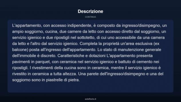 Immobile in asta di 106 m² con più di 5 locali e box auto in vendita a Ardesio - Foto 5