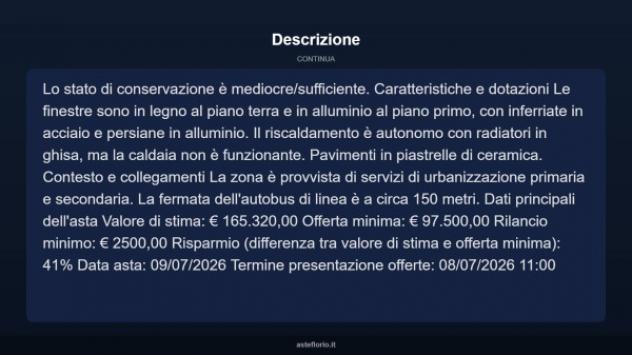 Immobile in asta di 161 m² con più di 5 locali in vendita a Lugnano in Teverina - Foto 18