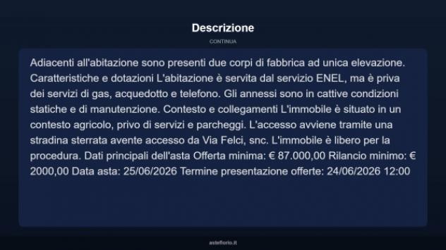 Immobile in asta di 494 m² con più di 5 locali in vendita a Pignataro Interamna - Foto 17