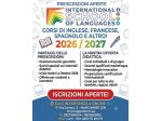 PRE-ISCRIZIONI APERTE AI CORSI DI LINGUA