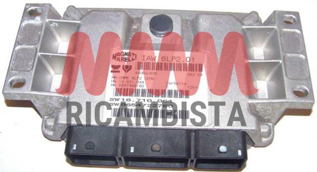 9654722780 IAW6LP2.01 Peugeot 307 1.4 centralina motore Magneti Marelli