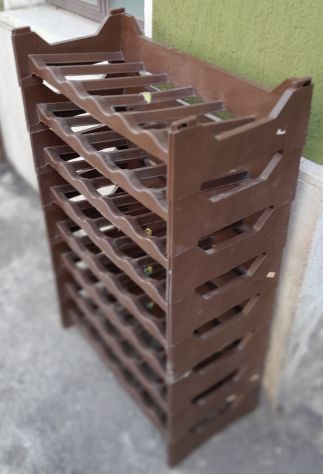 Cantinetta 8 pezzi 6 posti in plastica 60 x 30 x 12 cm - Foto 2