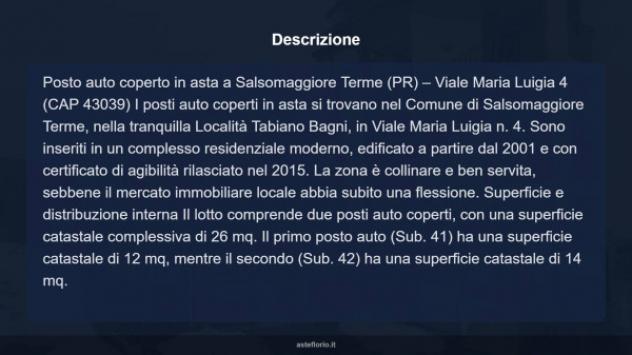 Immobile in asta di 26 m² in vendita a Salsomaggiore Terme - Foto 10