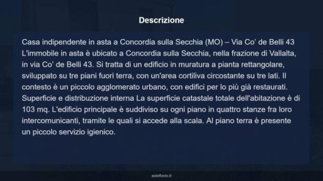 Immobile in asta di 103 m² con più di 5 locali e box auto in vendita a Concordia sulla Secchia - Foto 18