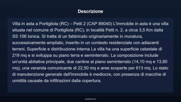 Immobile in asta di 219 m² con più di 5 locali in vendita a Portigliola - Foto 5