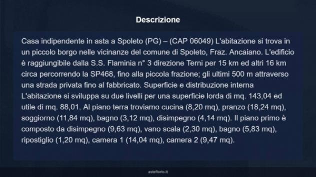 Immobile in asta di 143 m² in vendita a Spoleto - Foto 11